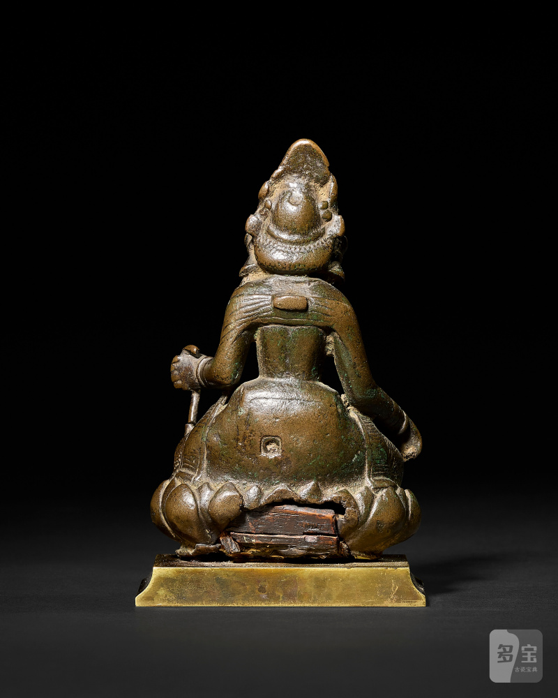 STATUE DE TARA EN ALLIAGE DE CUIVRE INCRUSTÉ D'ARGENT  VALLÉE DE SWAT, VIIE-VIIIE SIÈCLE - 图4